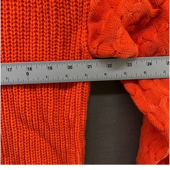🍊Citrus long sleeve sweater! Sz L/XL - Picture 8 of 9